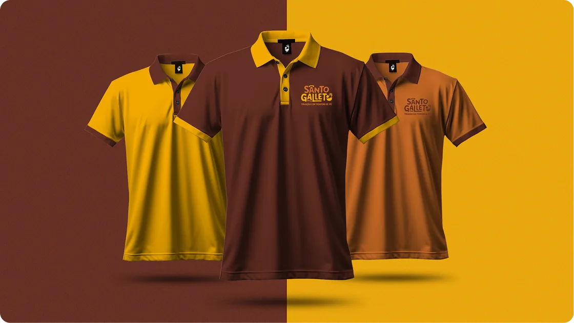 Uniformes da equipe Santo Galleto